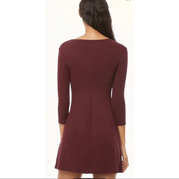 Button Ribbed A-line (2 Dresses) - Picture 3 of 8